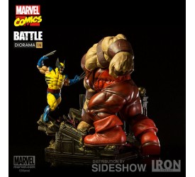 Marvel Wolverine vs Juggernaut 1/6 Scale Diorama 44 CM